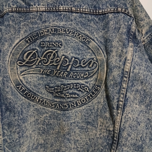 Dr. Pepper Unbranded Vintage Mens Jean Jacket. Size Large - Picture 11 of 13